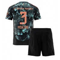 Camiseta Bayern Munich Kim Min-jae #3 Visitante Equipación para niños 2024-25 manga corta (+ pantalones cortos)